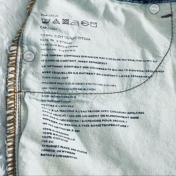 EUC BDG High Rise Dree Cheeky Jean Shorts 27 4 - Picture 12 of 15